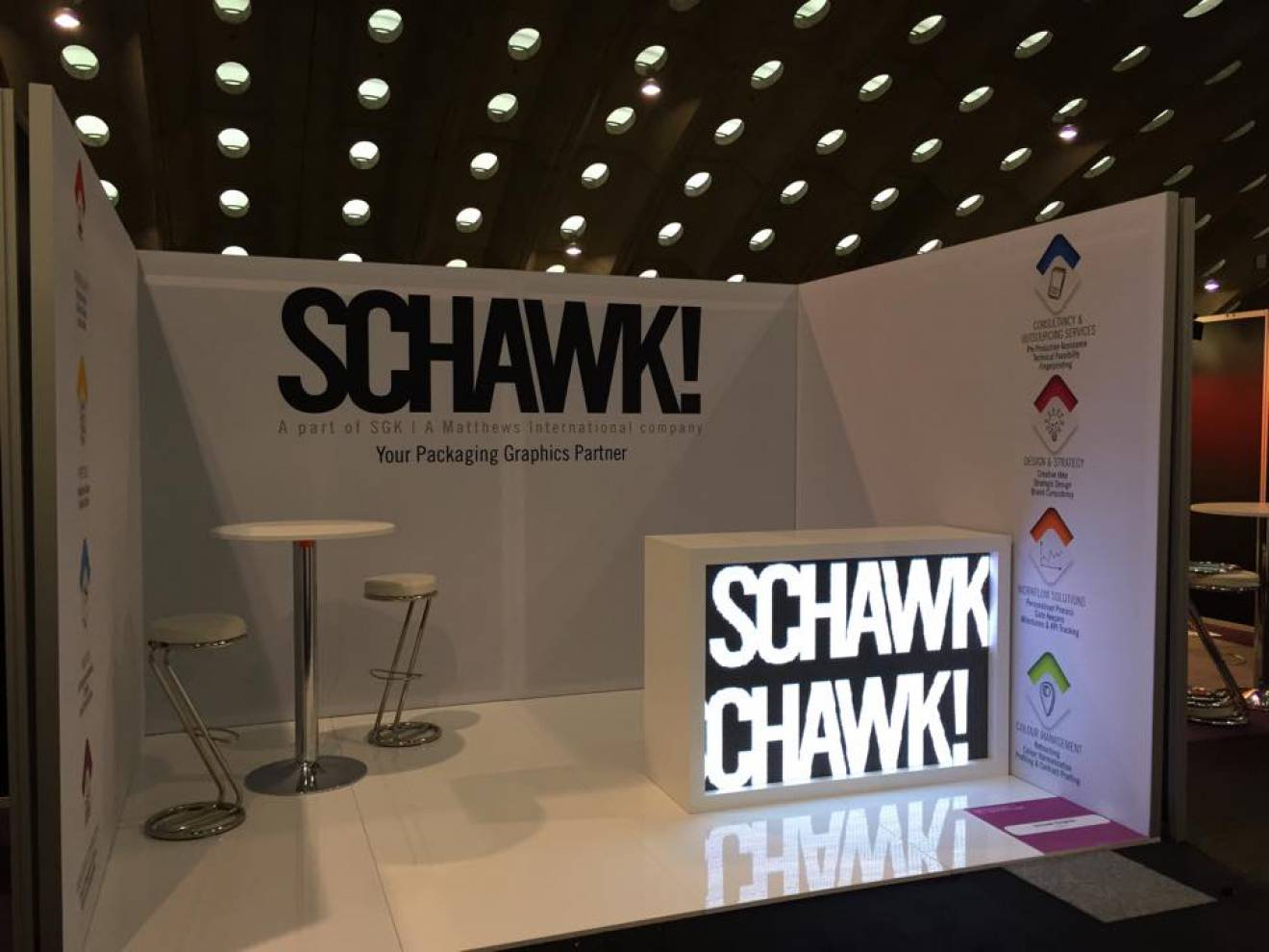 Specialist in stands Schawk, Exposition, Panel, Board, Wall X-Treme Creations