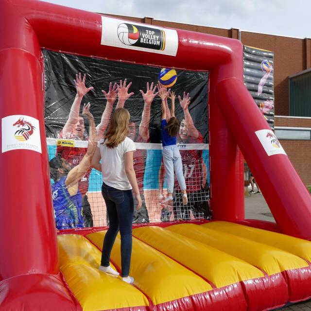 Giant inflatable games inflatable game, volley, volleyball, inflatable smash tool, inflatable training, Volleyball league X-Treme Creations