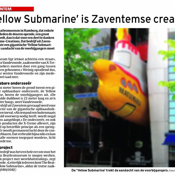 Inflatables in the media X-Treme Creations
